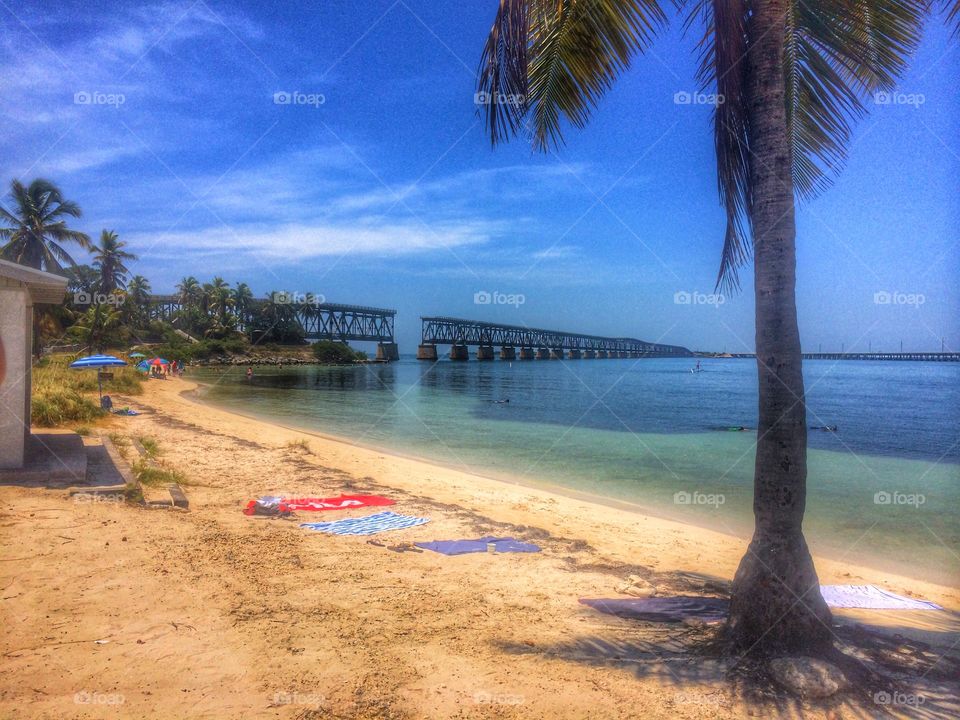 Bahia Honda Water, Flagler Historic Railroad