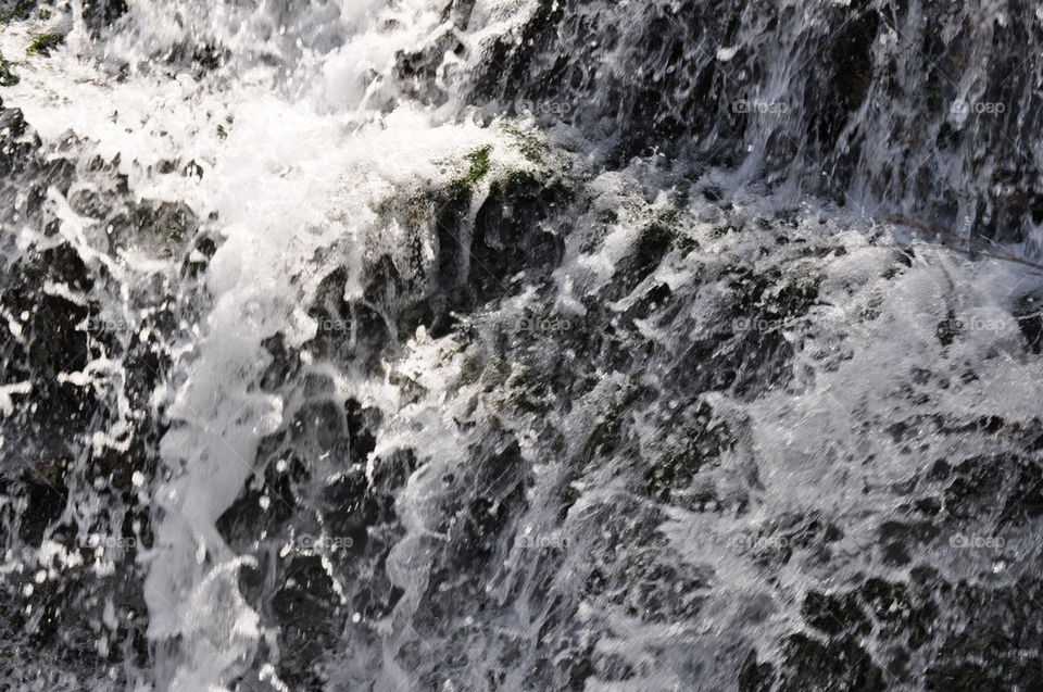 water rocks wet wave by refocusphoto