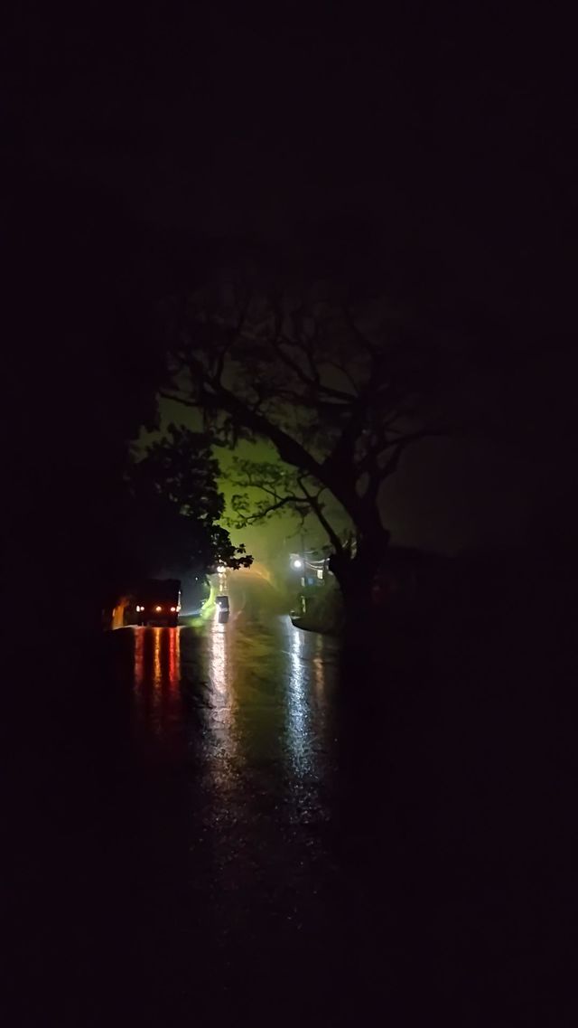 Rainy day ..night time Road view 1