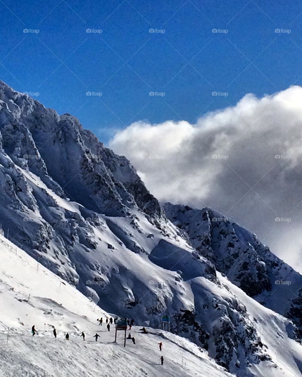 View of blackcomb mountain