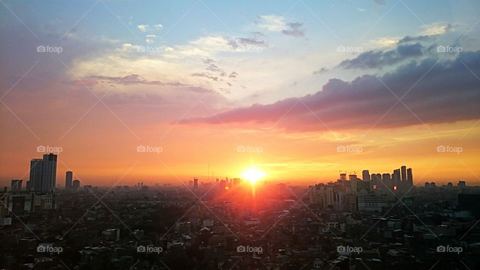 sunset in Jakarta, again