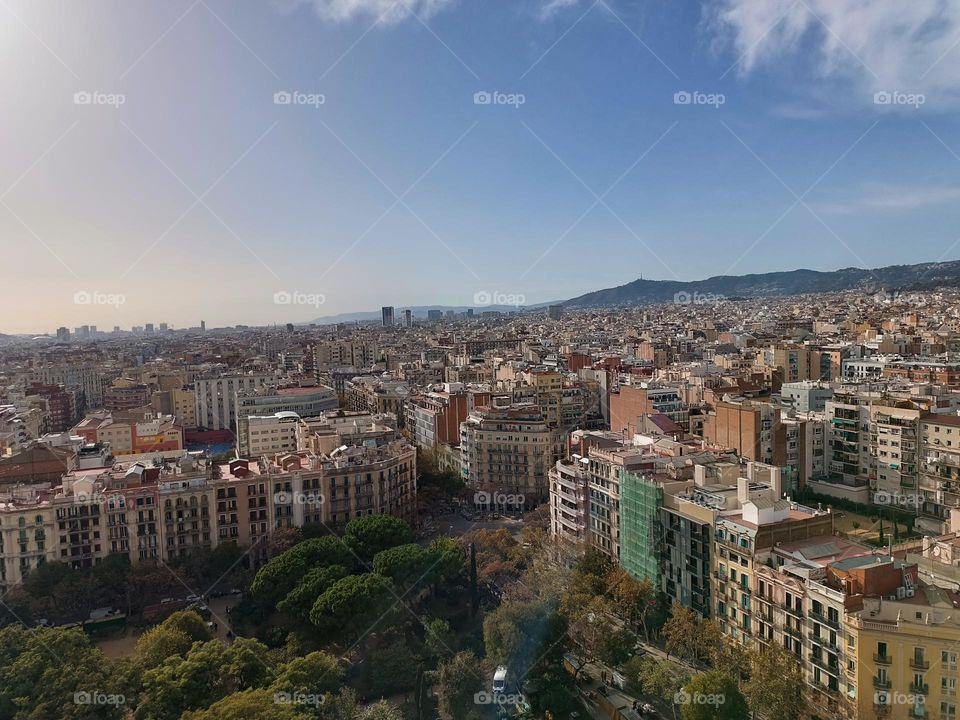 Barcelona. View from sagrada