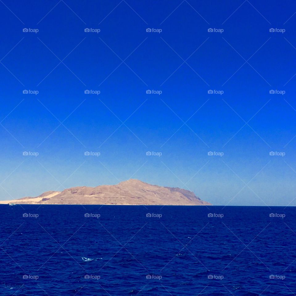 Island in the Red Sea Egypt 