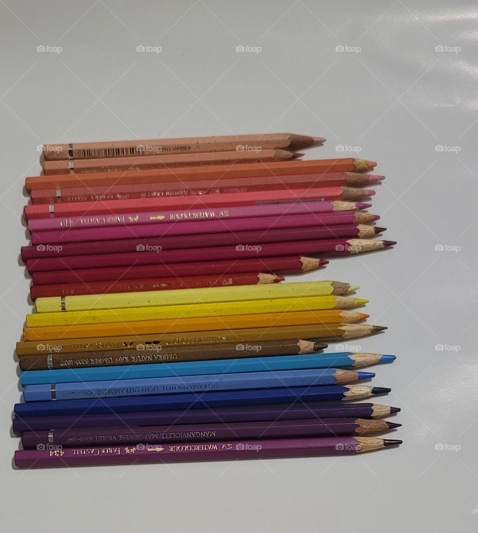 Barbie color pencils