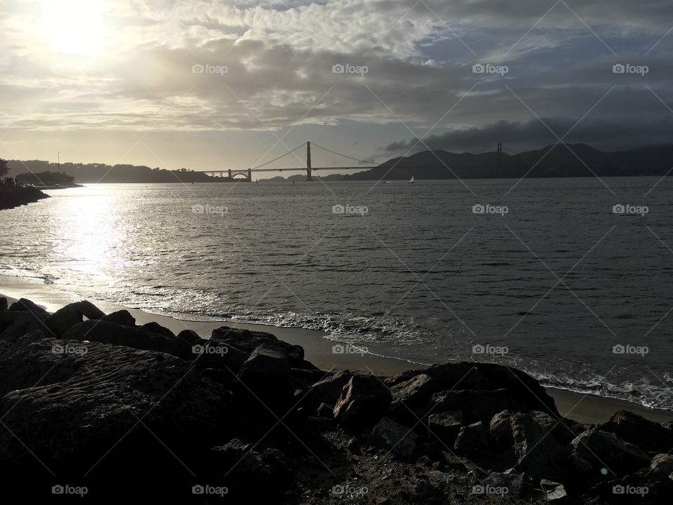 Sunset on San Francisco Bay 