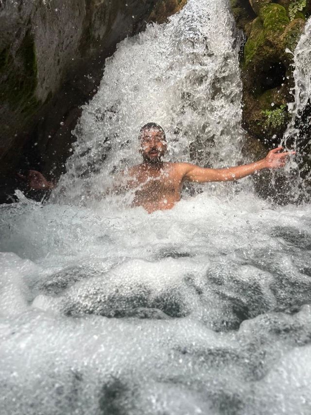 Father having fun