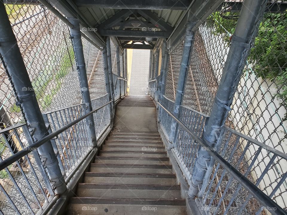 Stairway to Train In Cleveland