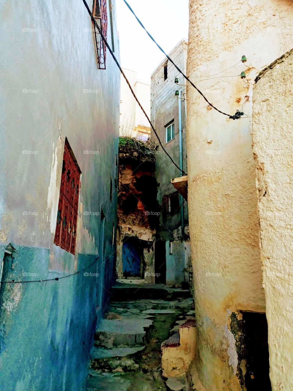 Old building in village Bhalil of morocco