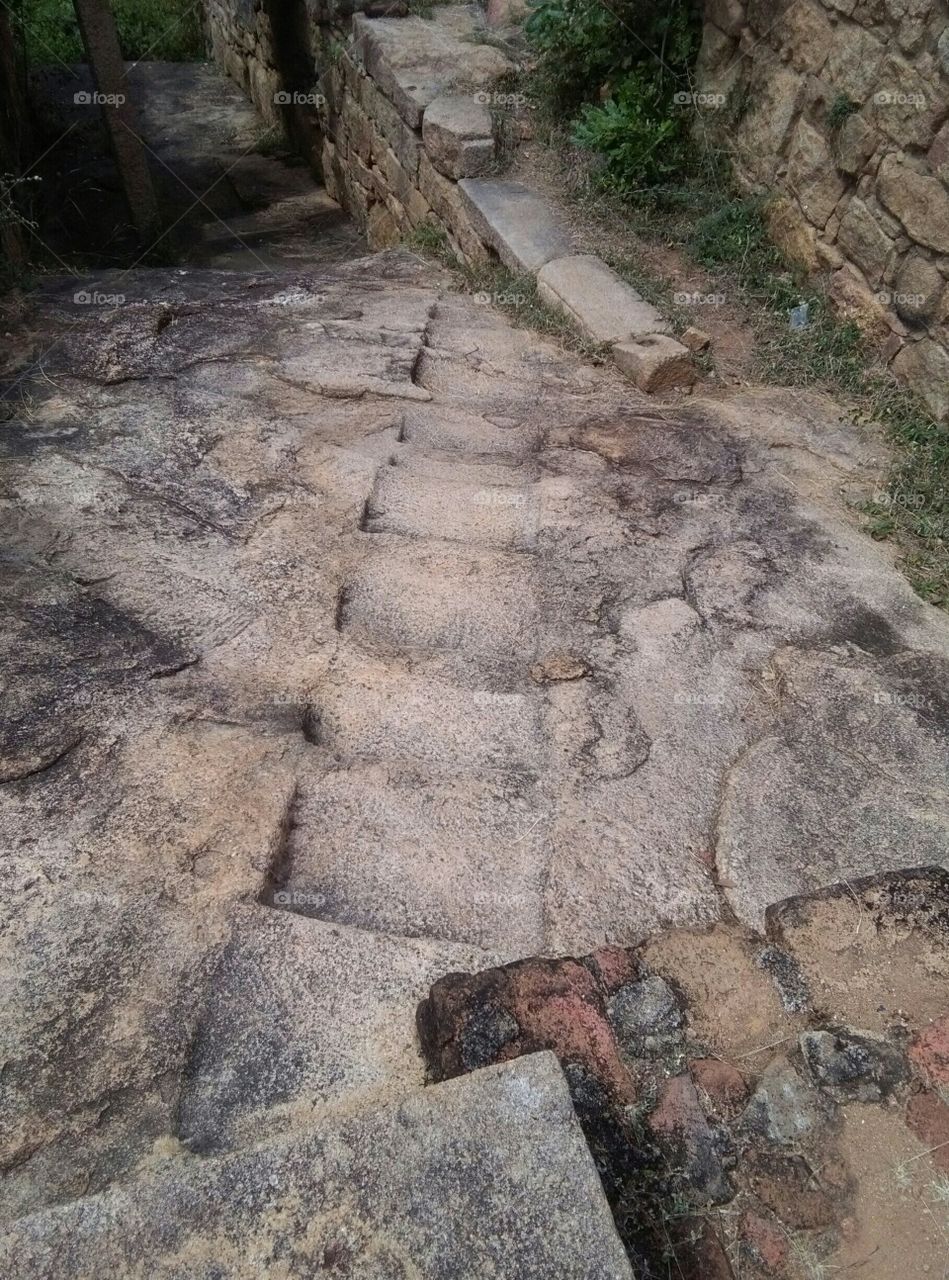 Stone stairway