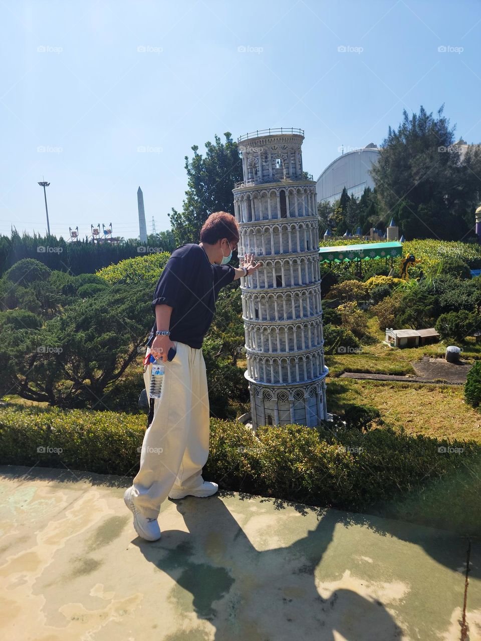 Miniature Leaning Tower of Pisa