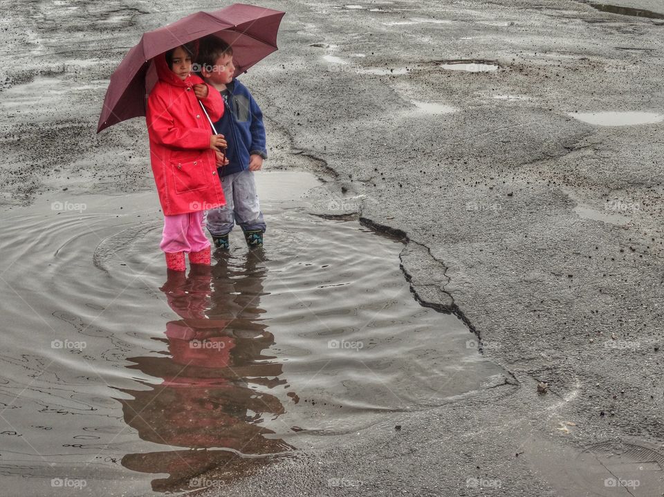 Kids In The Rain