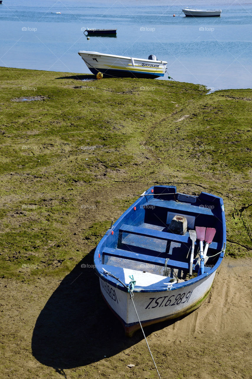 Low tide.