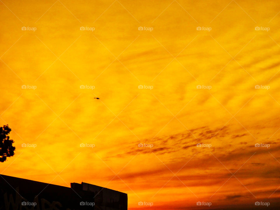 Indy sunrise. Cool sunrise here in Indy was so pretty that day