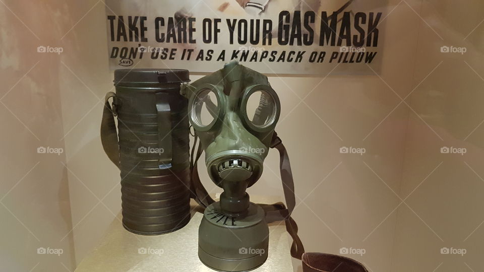 Take care about your gas mask