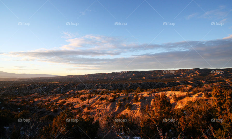 New Mexico sunset