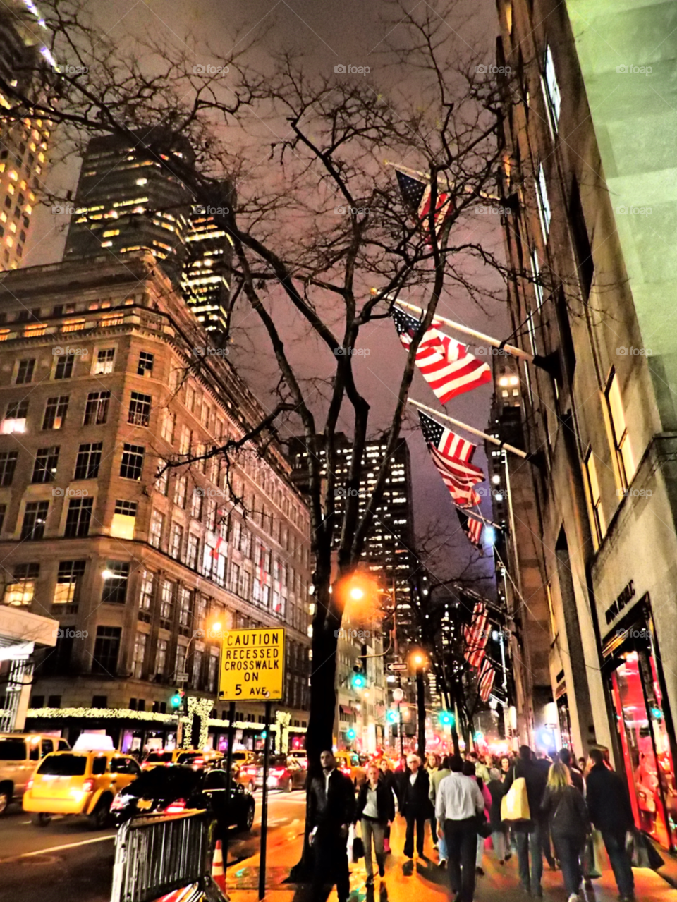 nyc people tree buildings by delvec