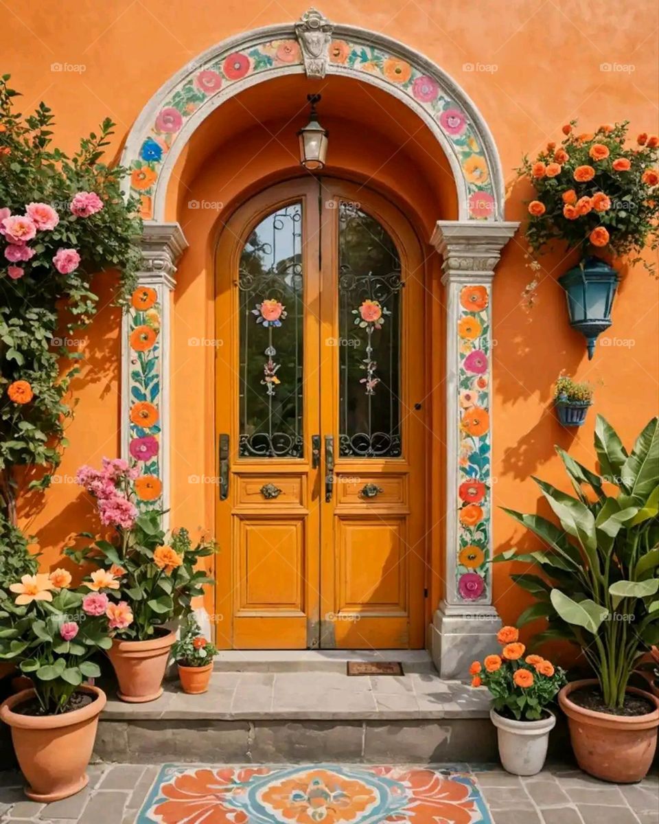 Glory be to God, the magnificent and picturesque view and the natural green trees are a view that is nothing more wonderful than it