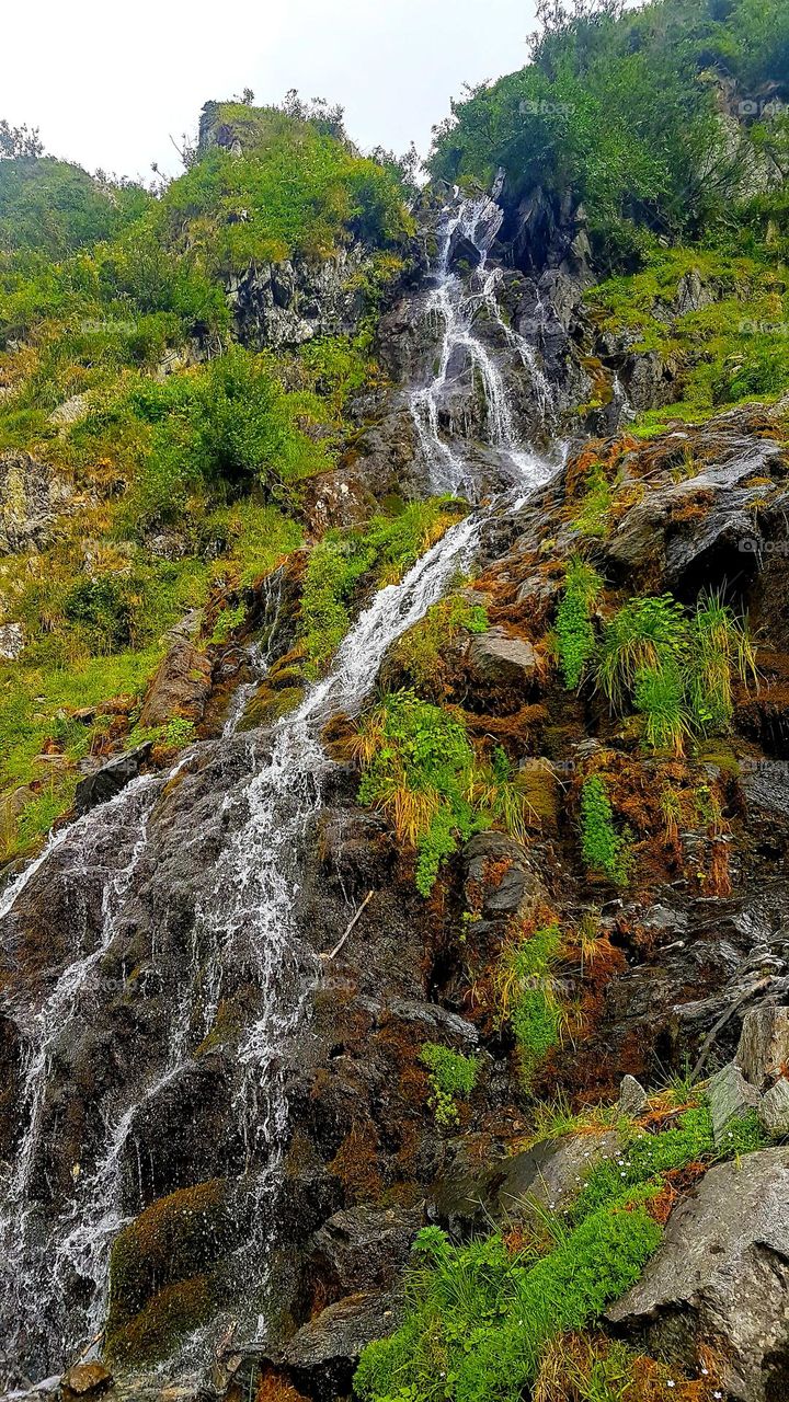 waterfall on Transfagarasan, Romania