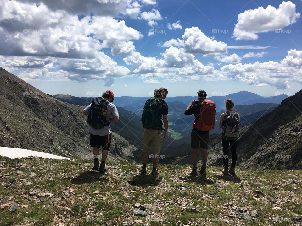 Hiking with Friends - Rocky Mountain National Park
