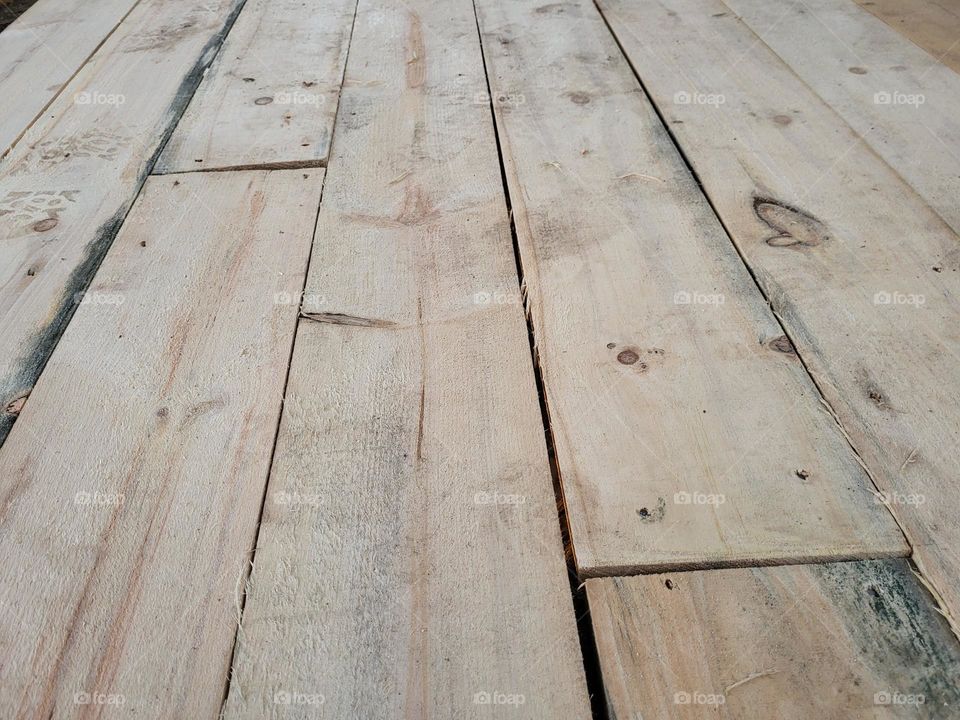 Knotty pine wood plank floor rough milled grain soft