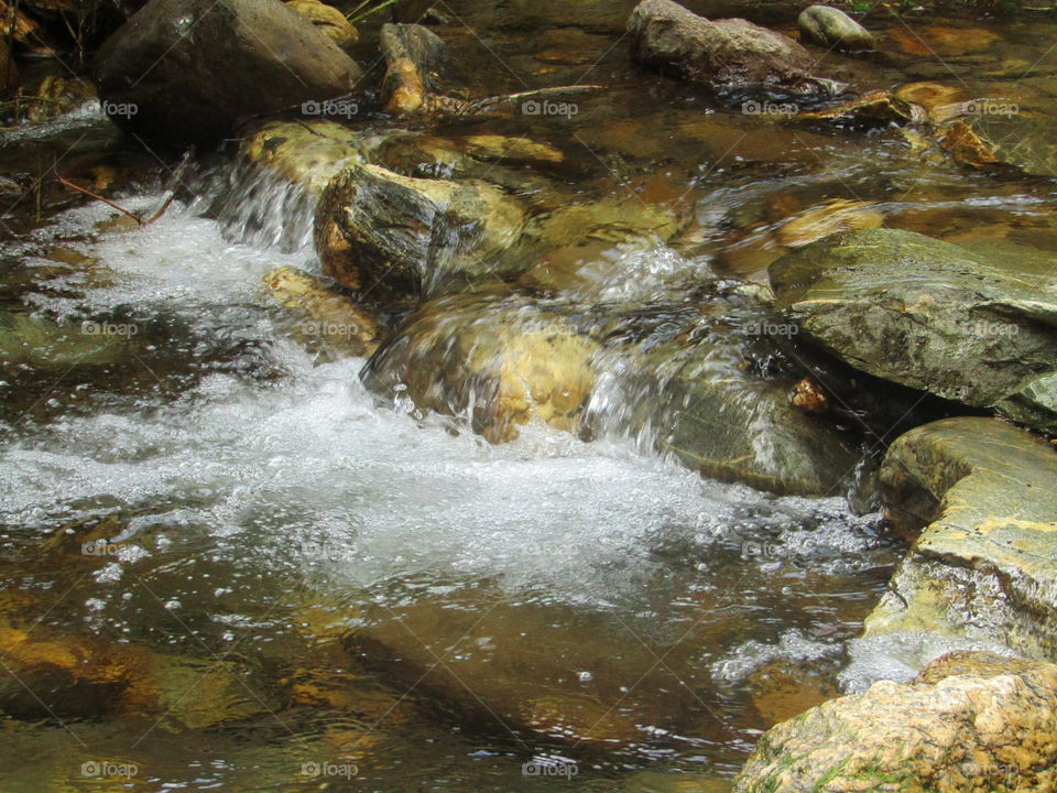 rock water stream