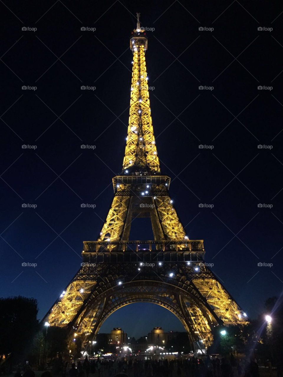 Eiffel Tower by night