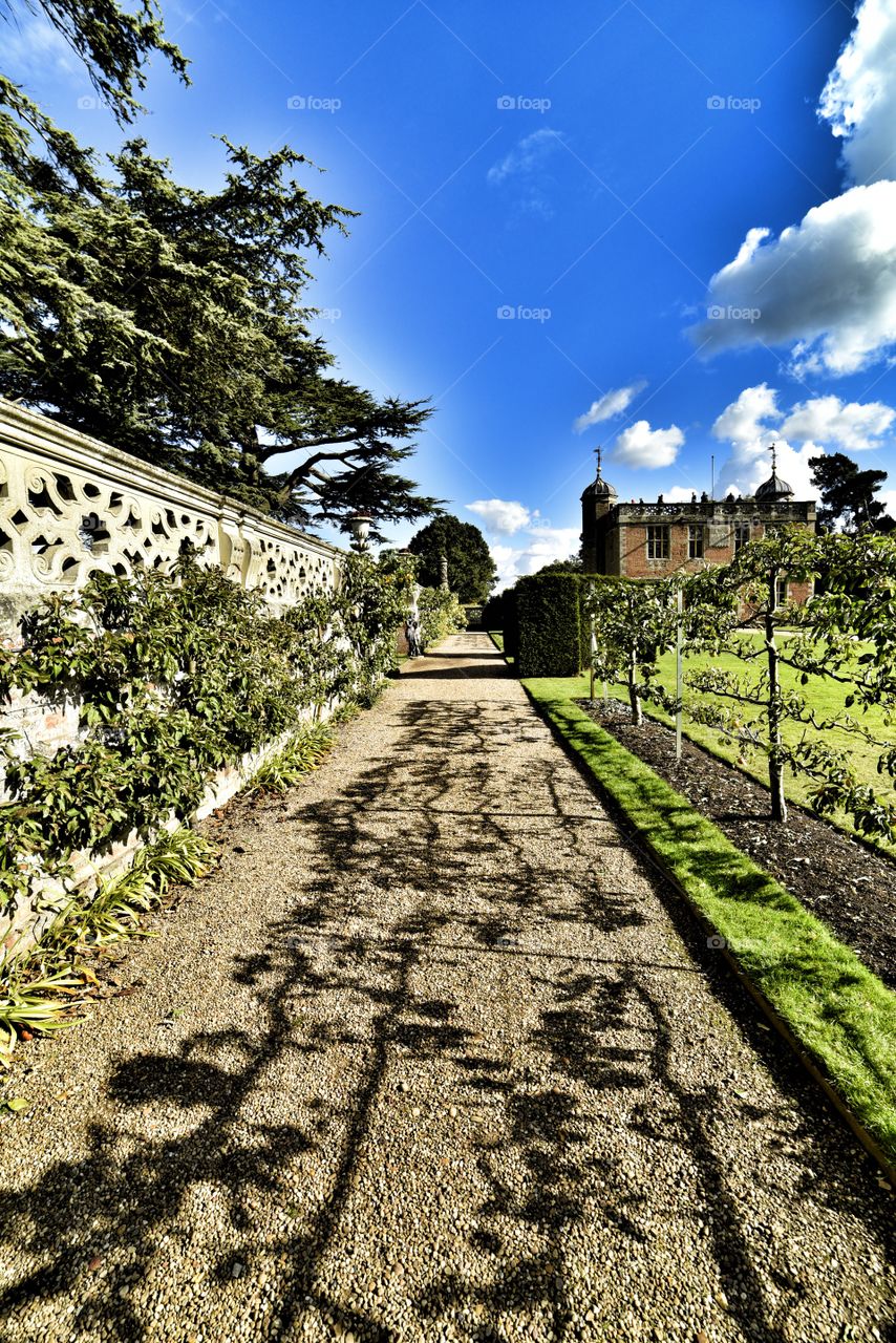 Garden. Stately home 