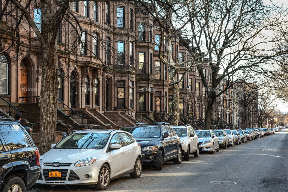 brownstone houses, Brooklyn, new York