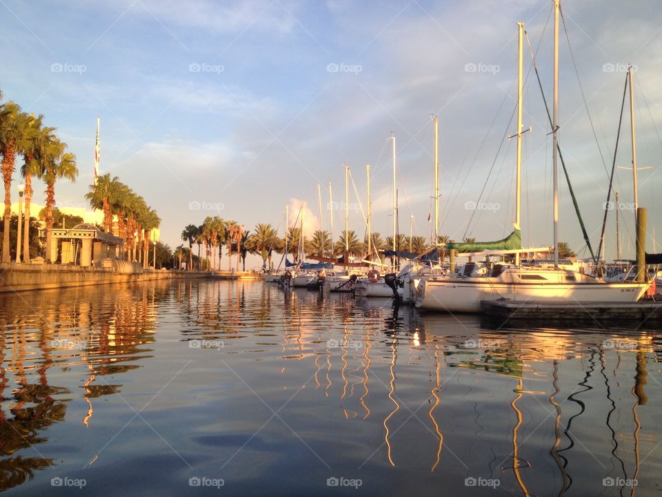 Water, Travel, Sunset, Reflection, City