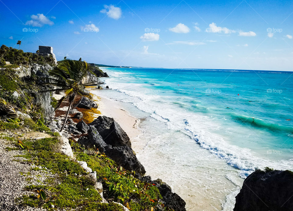 Tulum Ruins... what would the Mayans think now?