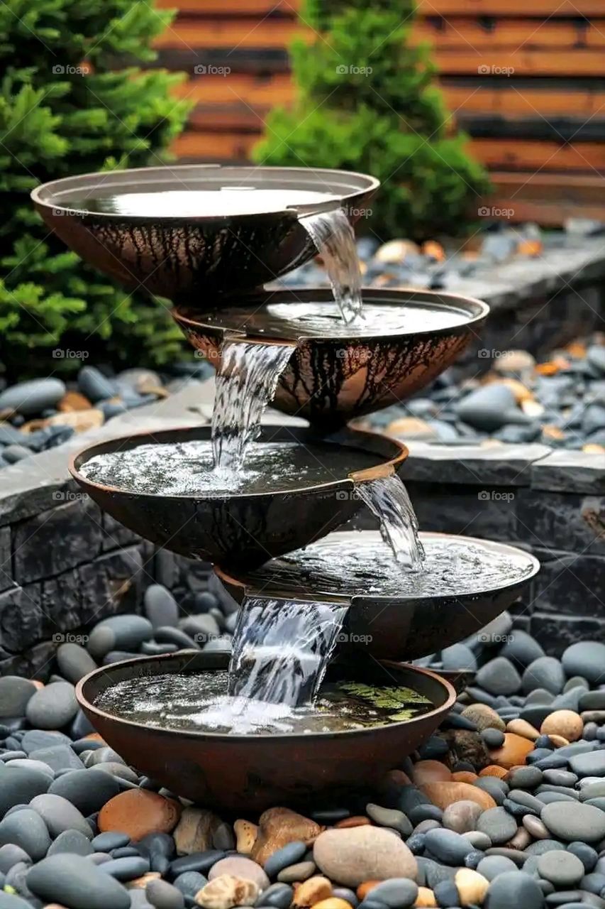 Glory be to God, the magnificent and picturesque view and the natural green trees are a view that is nothing more wonderful than it