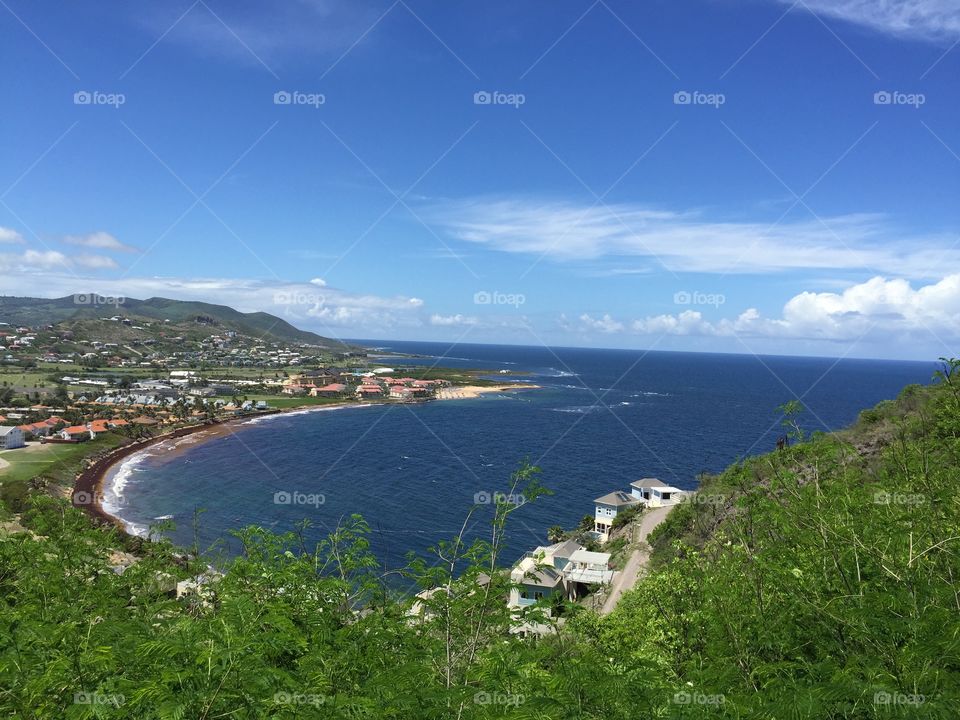 St Kitts sea view