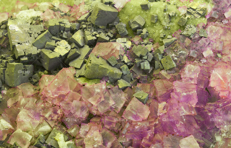 Color mineral stone
