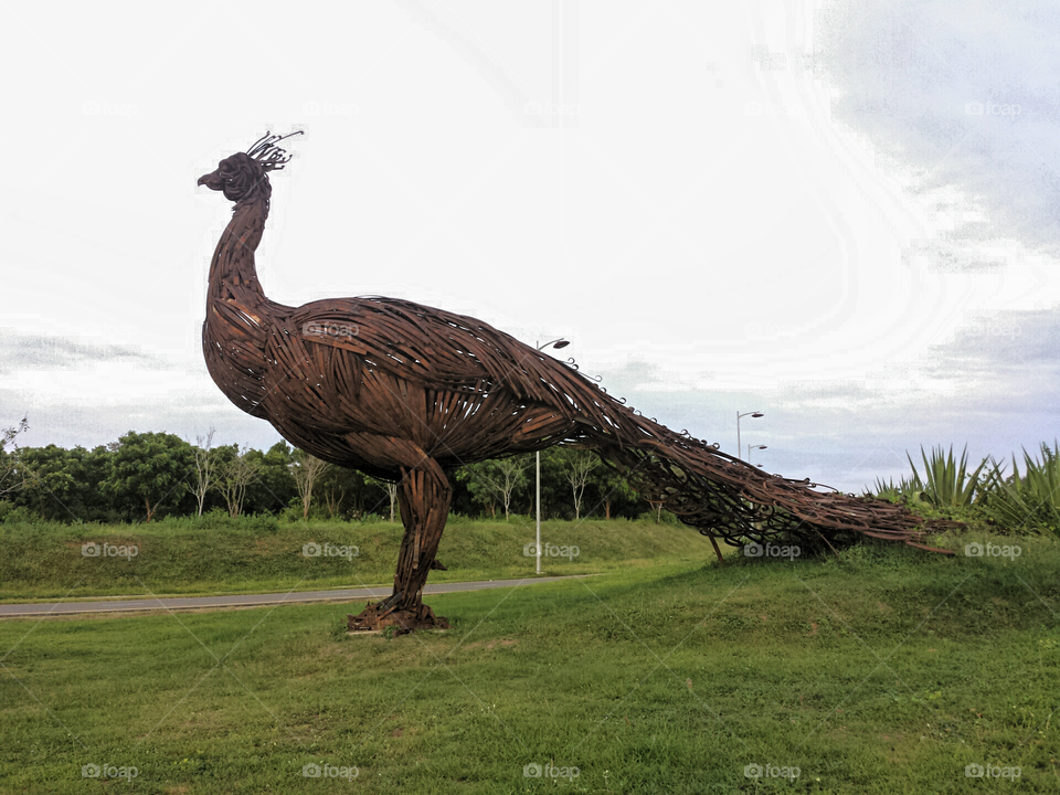 Giant iron Bird at Sri Lanka Airport