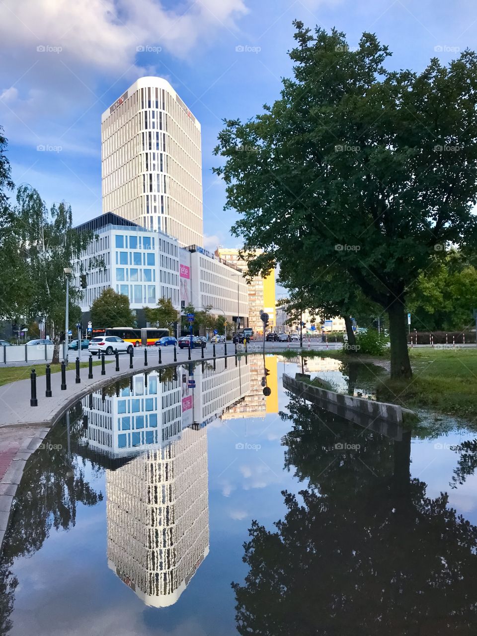 Warsaw after rain 
