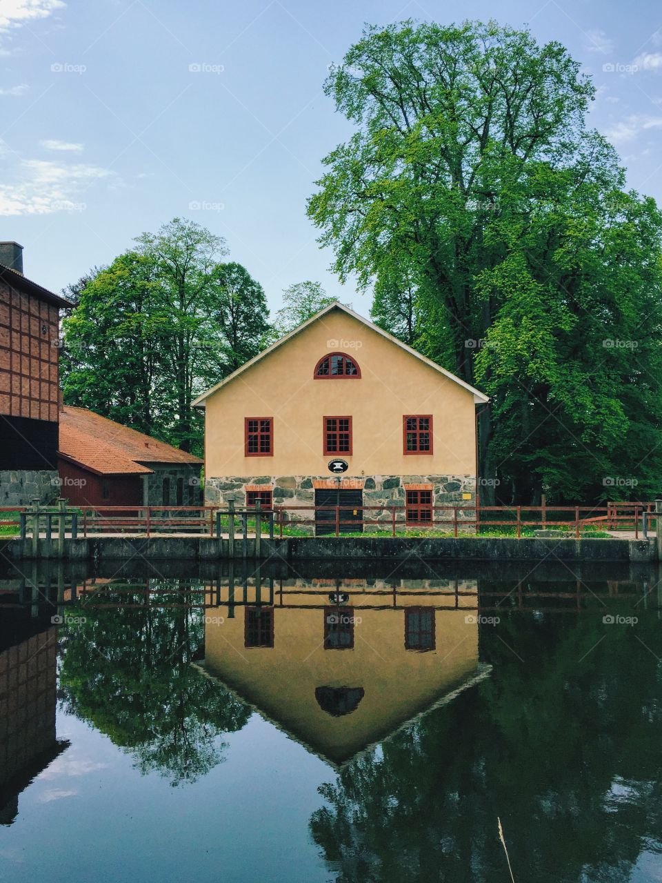 Beautiful yellow building 