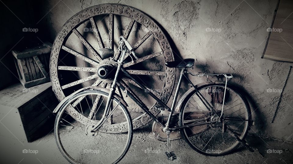 bike and wheel