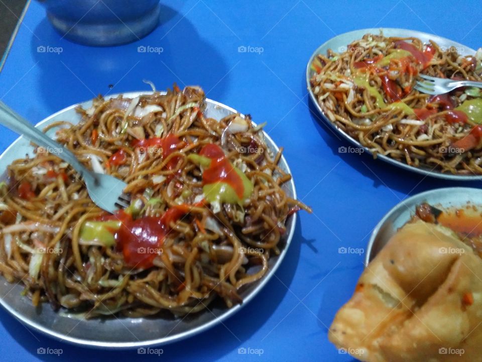 fast food in the festival.