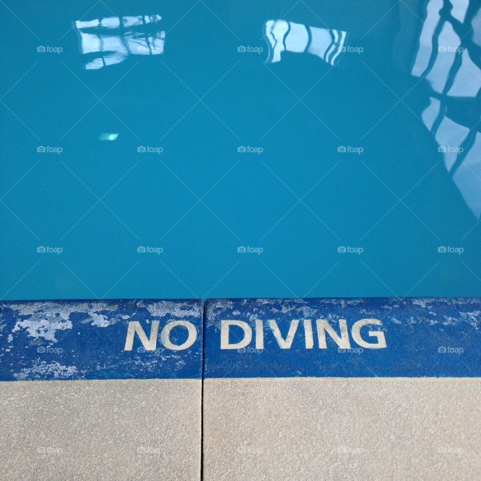 No Diving