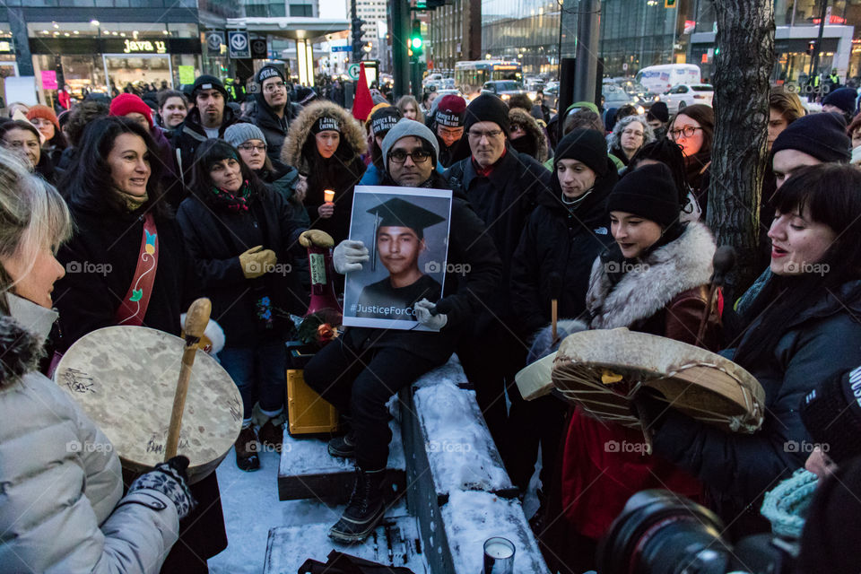 Montreal vigil for Colten Boushie