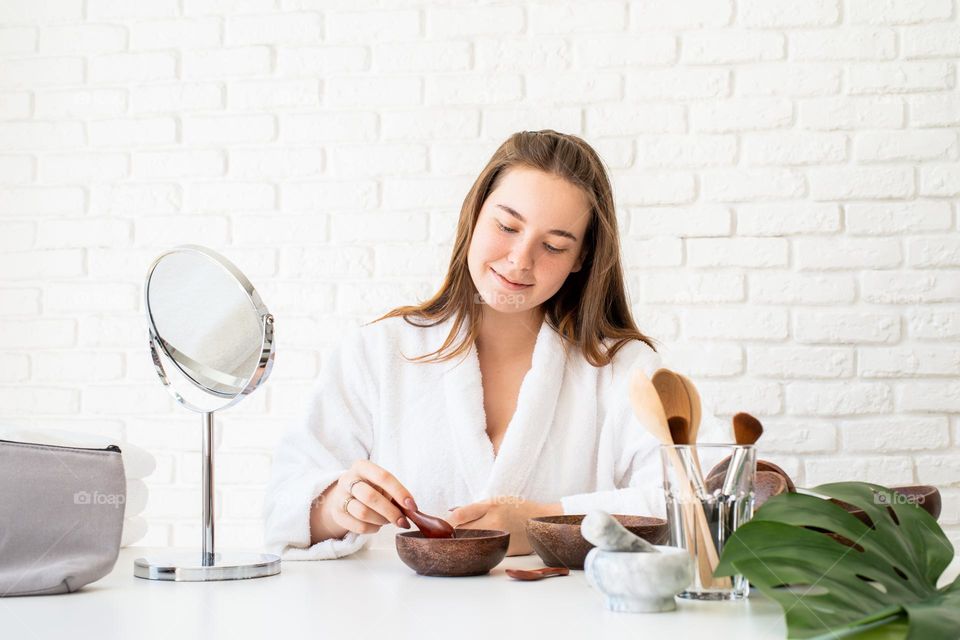 woman at spa salon