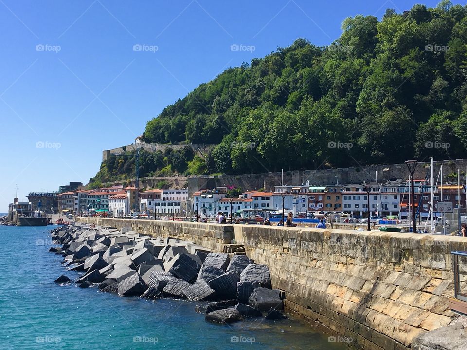 Small town on the coast