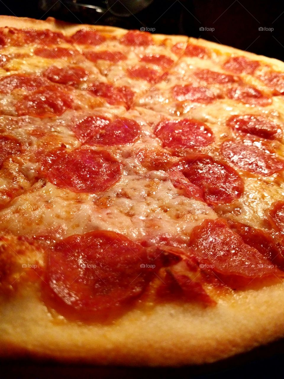 Fresh Baked Pepperoni Pizza