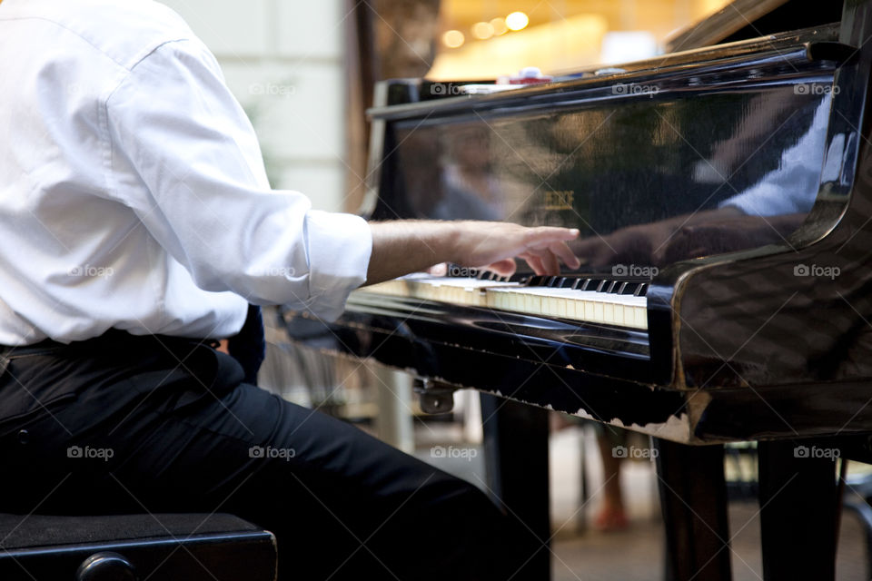 People, Music, One, Man, Piano