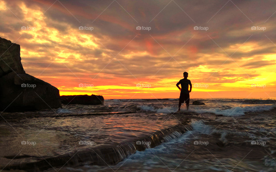 Beach sunset