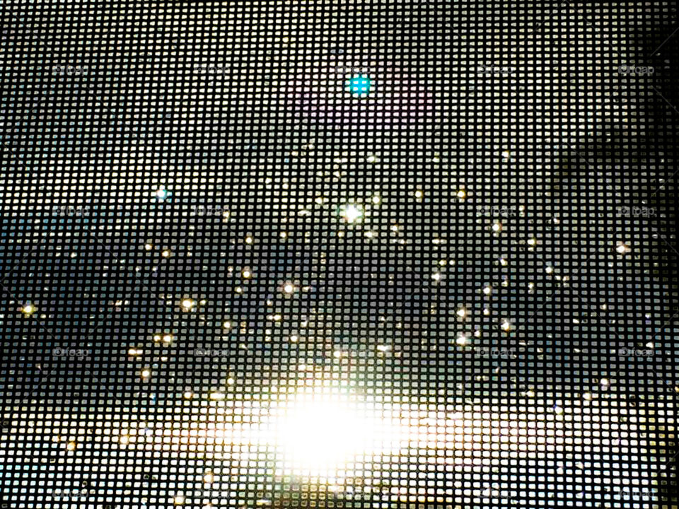 Raindrops on Screen
