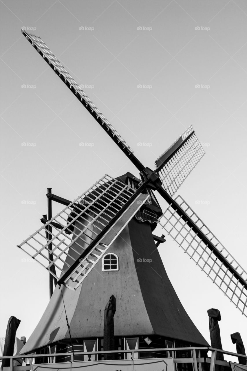 Windmill. This black and white picture is of our local bakery