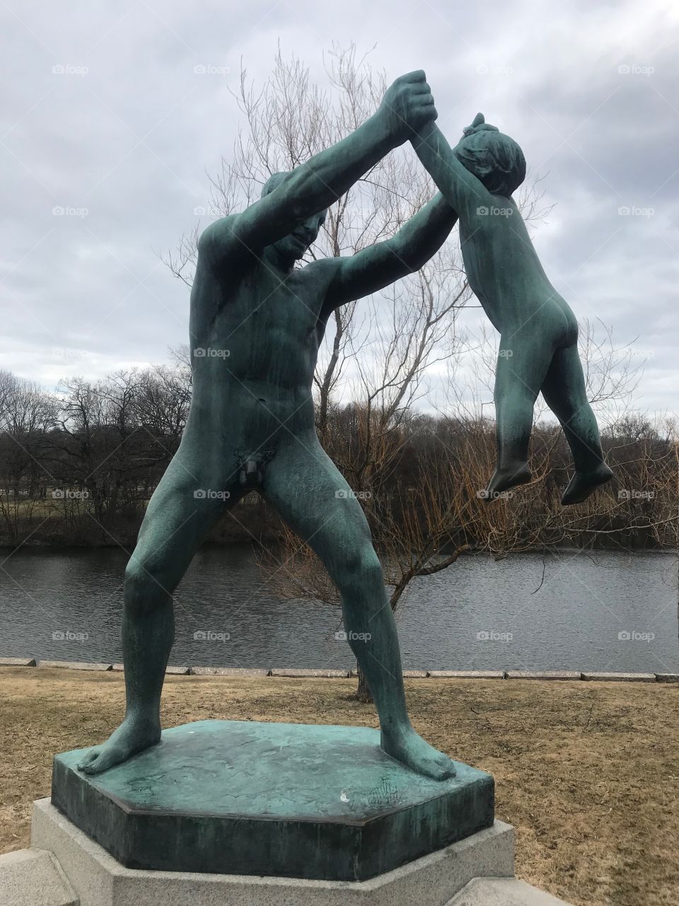 Statue at Frogner Park 