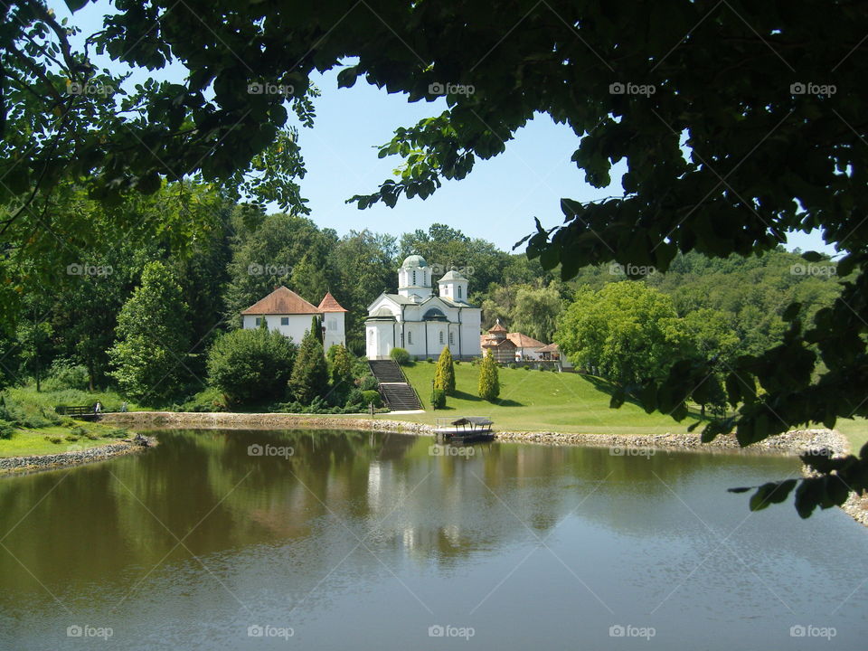 Monastery near the lake