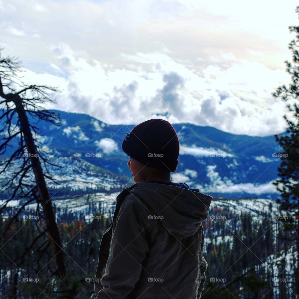 Mountain, Snow, People, Landscape, Adult